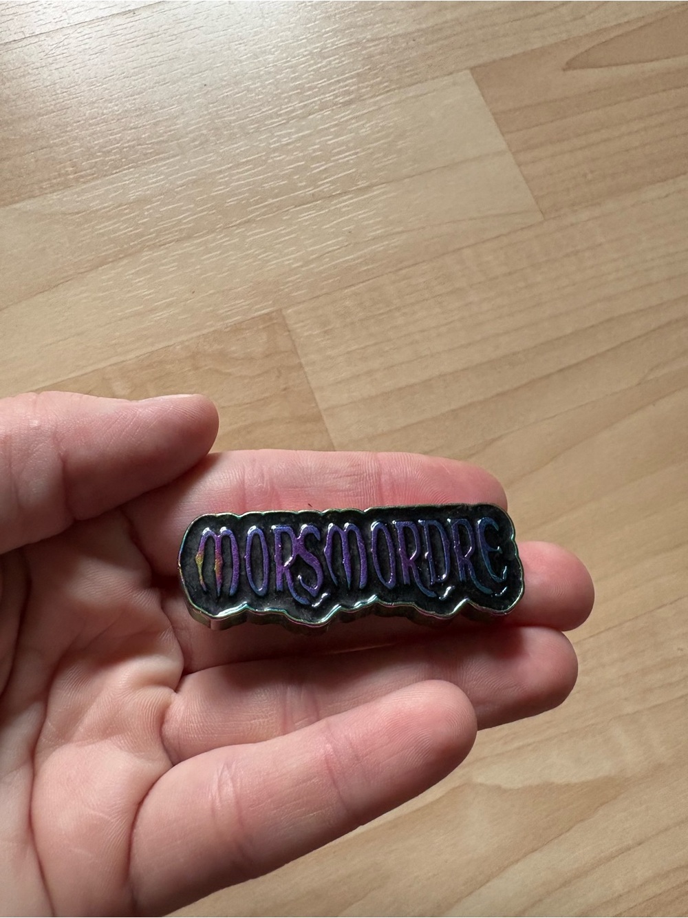 Jibbitz Morsmordre Harry Potter Dark Mark Crocs Charm Purple Black Enamel